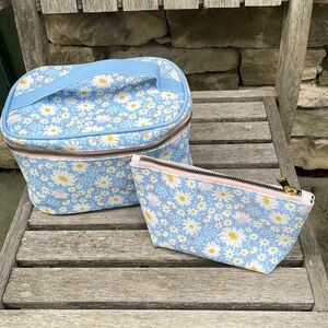 OCS Designs train case and cosmetic bag duo